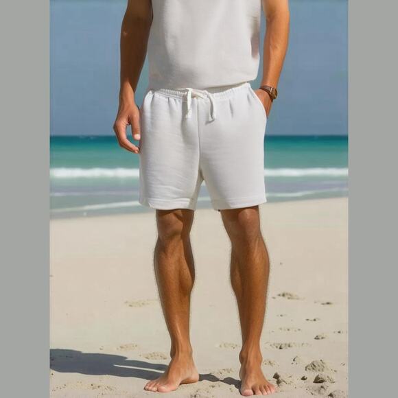 Forever 21 Men’s Gray Sweat Shorts Size S Comfy Casual Loungewear - Picture 1 of 6